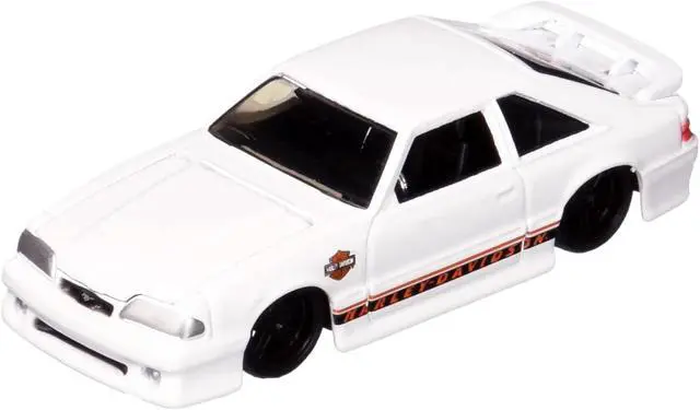 Alt view image 3 of 6 - Maisto 15414-HD1 1993 Ford SVT Cobra White Harley Davidson 1 by 64 Die-Cast Model Cars