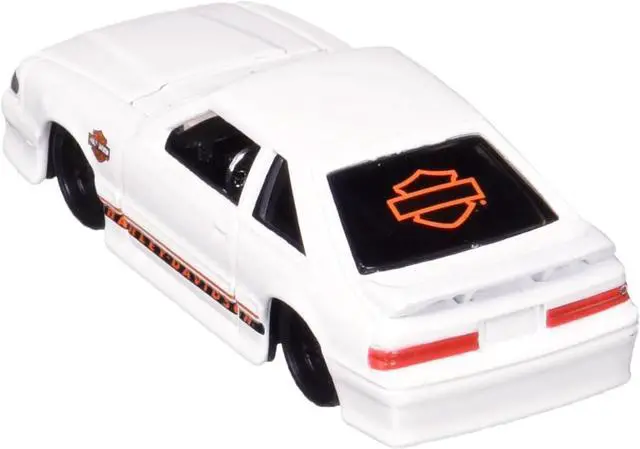 Alt view image 4 of 6 - Maisto 15414-HD1 1993 Ford SVT Cobra White Harley Davidson 1 by 64 Die-Cast Model Cars