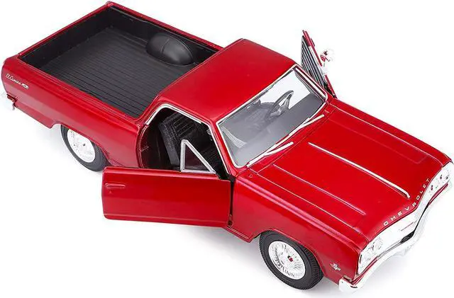 Alt view image 2 of 5 - 1965 Chevrolet El Camino Metallic Red 1/25 Diecast Model Car by Maisto