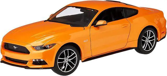 Main image of 2015 Ford Mustang GT 5.0 Orange Metallic "Special Edition" 1/18 Diecast Model Car by Maisto