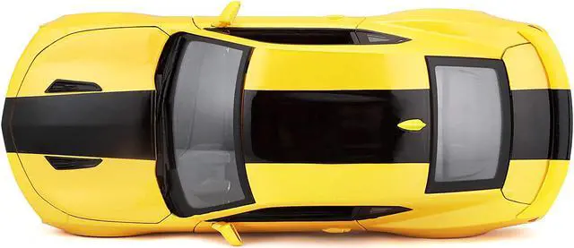 Alt view image 4 of 5 - 2016 Chevrolet Camaro SS Yellow 1/18 Diecast Model Car by Maisto