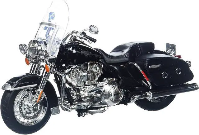 Alt view image 2 of 4 - 2013 Harley Davidson FLHRC Road King Classic Black 1/12 Diecast Motorcycle Model by Maisto