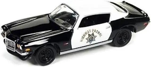 Alt view image 2 of 3 - 1970 Chevrolet Camaro Z28 California Highway Patrol CHP Black & White Ltd Ed 3600 pcs 1/64 Diecast by Johnny Lightning