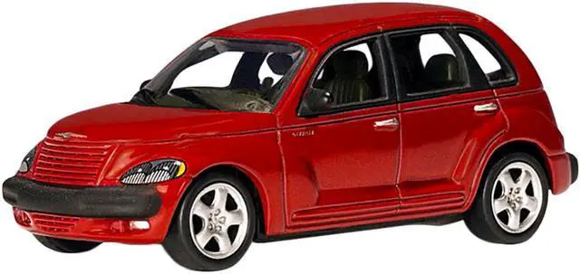 Alt view image 2 of 3 - 2001 Chrysler PT Cruiser Dark Red Metallic 1/64 Model Car by Autoart