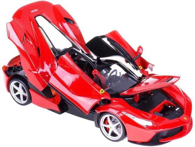Alt view image 2 of 6 - Ferrari LaFerrari F70 Red with Black Top "Signature Series" 1/18 Diecast Model Car by Bburago