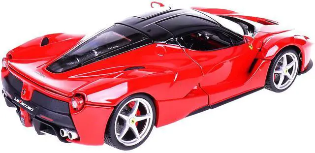 Alt view image 4 of 6 - Ferrari LaFerrari F70 Red with Black Top "Signature Series" 1/18 Diecast Model Car by Bburago