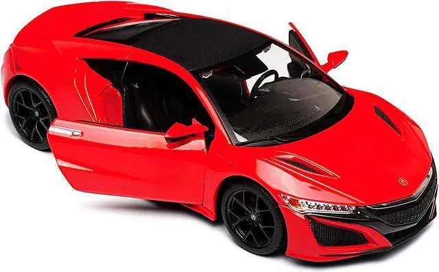 Alt view image 3 of 4 - Maisto 31234r 1-24 Scale 2018 Acura NSX Diecast Model Car - Red with Black Top