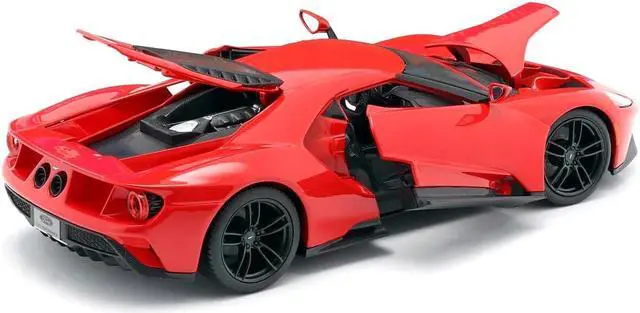 Alt view image 4 of 6 - 2017 Ford GT Red with Black Wheels "Special Edition" 1/18 Diecast Model Car by Maisto