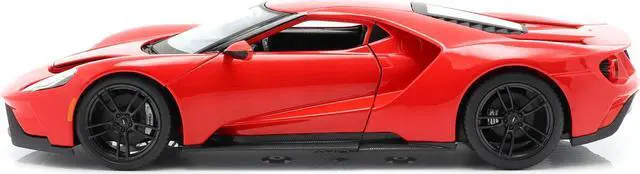 Alt view image 3 of 6 - 2017 Ford GT Red with Black Wheels "Special Edition" 1/18 Diecast Model Car by Maisto