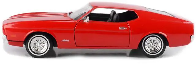 Alt view image 2 of 6 - 1971 Ford Mustang Sportsroof Red 1/24 Diecast Model Car by Motormax