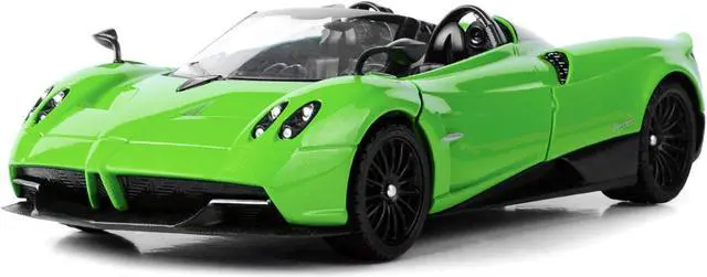 Alt view image 2 of 6 - Motormax 79354gr 1 by 24 Scale Diecast for Pagani Huayra Model Car, Roadster Green