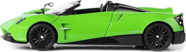 Alt view image 5 of 6 - Motormax 79354gr 1 by 24 Scale Diecast for Pagani Huayra Model Car, Roadster Green