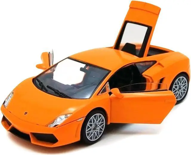 Alt view image 2 of 6 - Lamborghini Gallardo LP-560-4 Orange 1/24 Diecast Model Car by Motormax