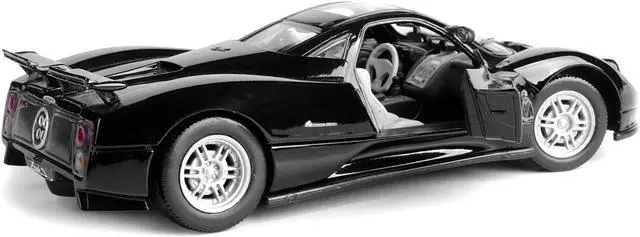 Alt view image 3 of 3 - Pagani Zonda C12 Black 1/24 Diecast Car Model by Motormax