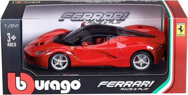 Alt view image 3 of 3 - Ferrari Laferrari F70 Red 1/24 Diecast Model Car by Bburago