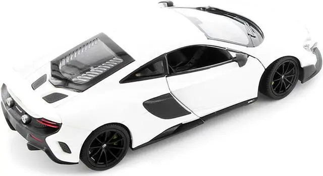 Alt view image 3 of 3 - McLaren 675LT Coupe White 1/24-1/27 Diecast Model Car by Welly