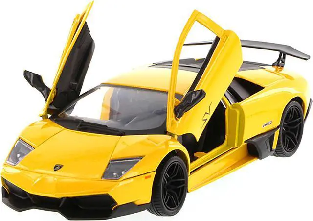 Alt view image 2 of 6 - Lamborghini Murcielago LP 670 4 SV Yellow 1/24 Diecast Model Car by Motormax
