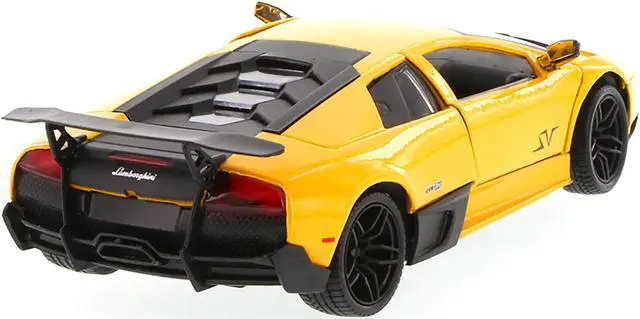 Alt view image 3 of 6 - Lamborghini Murcielago LP 670 4 SV Yellow 1/24 Diecast Model Car by Motormax