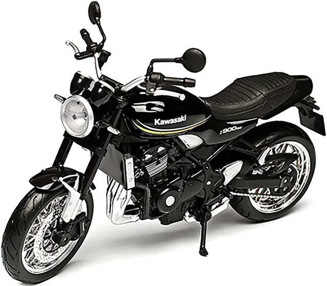 Alt view image 2 of 3 - Kawasaki Z900RS Black 1/12 Diecast Motorcycle Model by Maisto