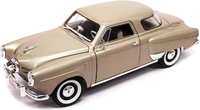 Alt view image 4 of 8 - Road Signature 92478gt 1 by 18 1950 Studebaker Champion Diecast Model Car, Golden Tan