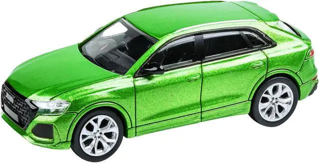 Alt view image 4 of 7 - Audi RS Q8 Java Green Metallic 1/64 Diecast Model Car by Paragon