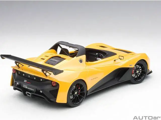 Alt view image 4 of 4 - Lotus 3-Eleven Yellow 1/18 Model Car by Autoart
