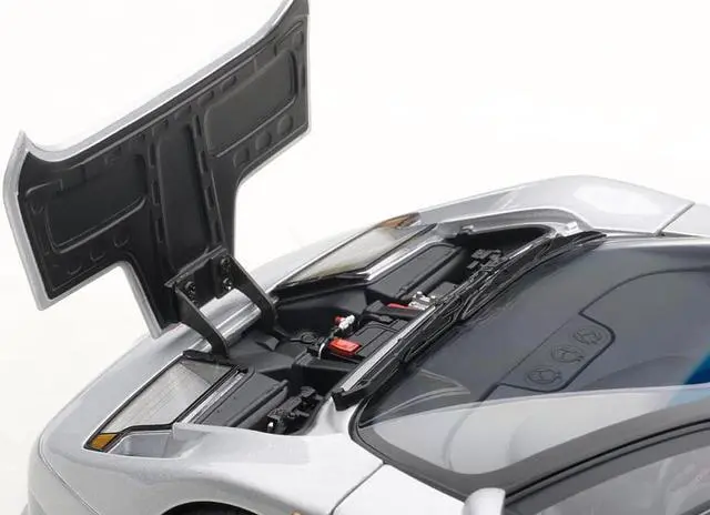 Alt view image 3 of 4 - Bugatti EB110 GT Silver 1/18 Diecast Car Model by Autoart