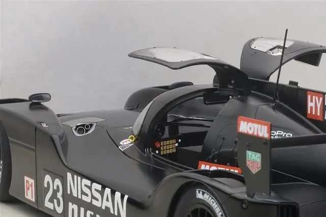 Alt view image 4 of 5 - Nissan GT-R LM Nismo 2015 Test Car #23 1/18 Scale Model Car by Autoart