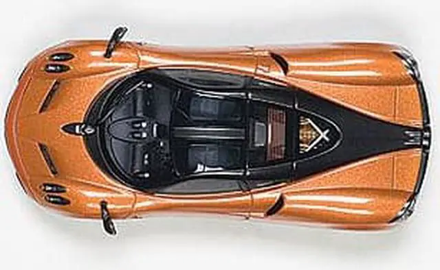 Alt view image 4 of 4 - Pagani Huayra Bronze 1/43 Diecast Model Car by Autoart