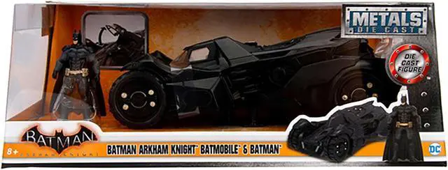 Alt view image 3 of 3 - Arkham Knight Batmobile with Diecast Batman Figure 1/24 Diecast Model Car by Jada