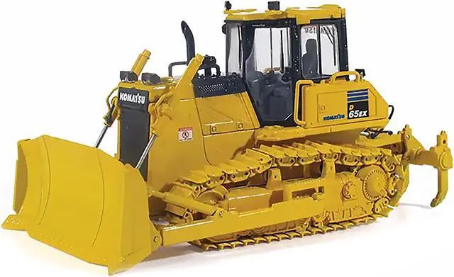 Alt view image 5 of 6 - Komatsu D65EX-17 Sigmadozer with Ripper 1/50 Diecast Model by First Gear
