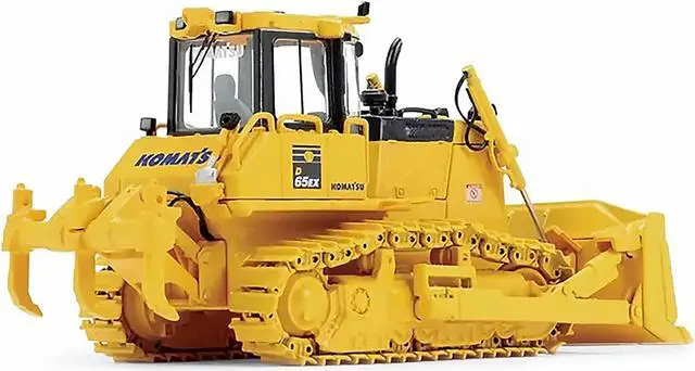 Alt view image 6 of 6 - Komatsu D65EX-17 Sigmadozer with Ripper 1/50 Diecast Model by First Gear