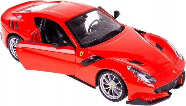 Alt view image 2 of 3 - Ferrari F12 TDF Red 1/24 Diecast Model Car by Bburago