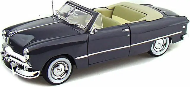 Alt view image 2 of 4 - 1949 Ford Convertible Gray 1/18 Diecast Model Car by Maisto