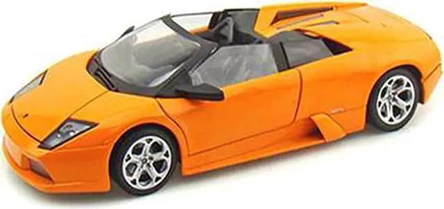 Alt view image 2 of 3 - Lamborghini Murcielago Roadster Orange 1/18 Diecast Model Car by Motormax