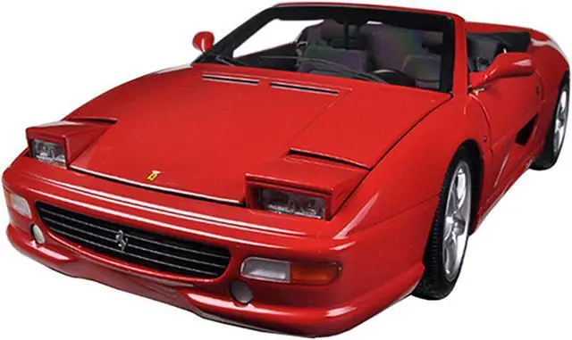 Alt view image 7 of 8 - Ferrari F355 Spider Convertible Red Elite Edition 1/18 Diecast Car Model by Hot Wheels