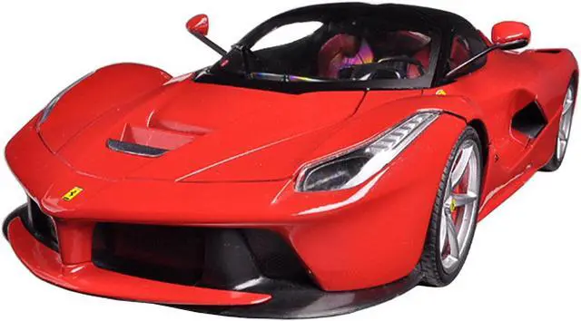 Alt view image 9 of 11 - Ferrari Laferrari F70 Hybrid Red 1:18 Diecast Car Model by Hotwheels