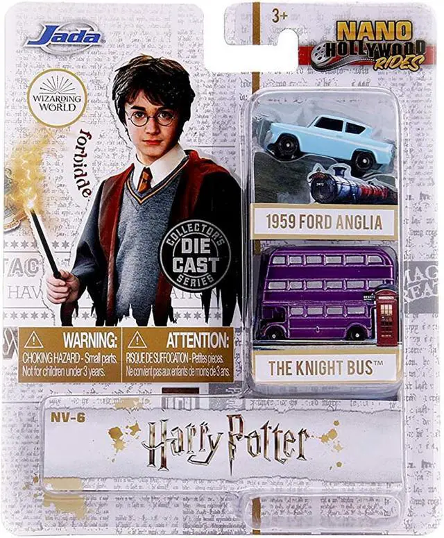 Alt view image 6 of 7 - "Harry Potter" 2 piece Set "Nano Hollywood Rides" Diecast Models by Jada