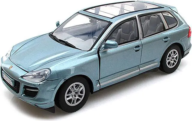 Alt view image 2 of 3 - Porsche Cayenne Turbo Grey 1/24 Diecast Car Model by Motormax