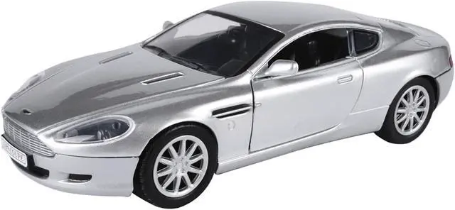 Alt view image 2 of 3 - Aston Martin DB9 Coupe Silver Metallic "Timeless Legends" 1/24 Diecast Model Car by Motormax