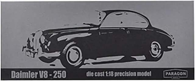 Alt view image 5 of 7 - 1967 Daimler V8-250 Black Limited to 3000pc 1/18 Diecast Car Model by Paragon