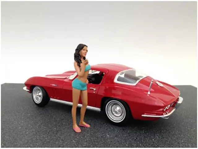 Alt view image 5 of 6 - Car Wash Girl Dorothy Figurine for 1/18 Scale Models by American Diorama