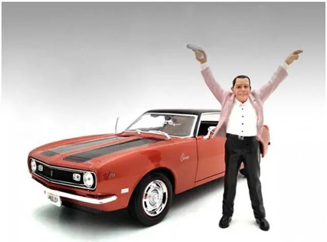 Alt view image 6 of 7 - "The Robbers" 4 Piece Figure Set For 1:24 Scale Models by American Diorama