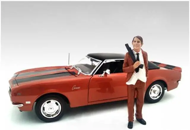 Alt view image 5 of 7 - "The Robbers" 4 Piece Figure Set For 1:24 Scale Models by American Diorama