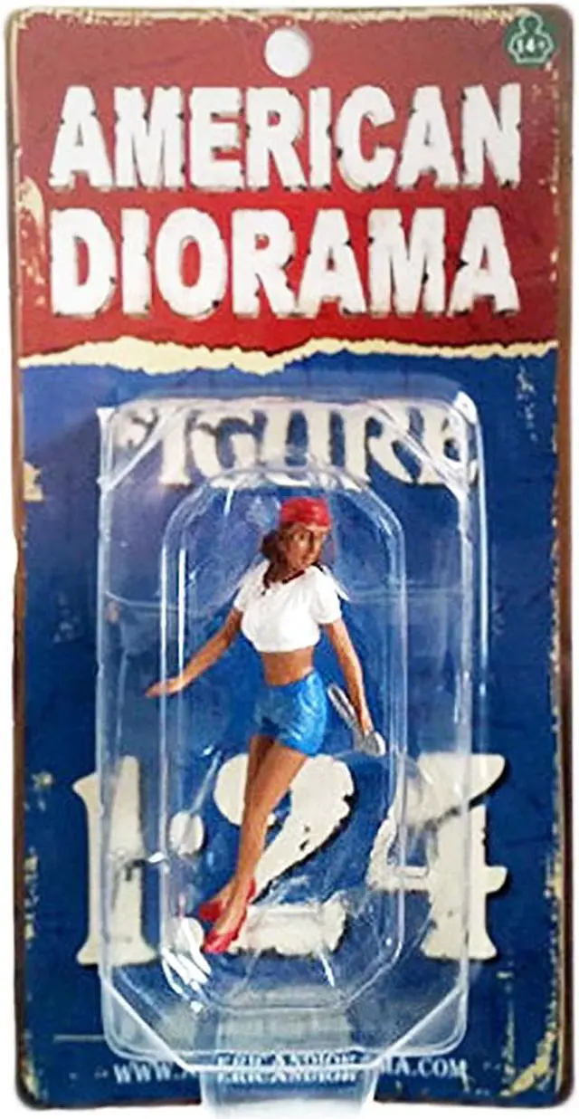 Alt view image 5 of 6 - Lady Mechanic Katie Figurine for 1/24 Scale Models by American Diorama