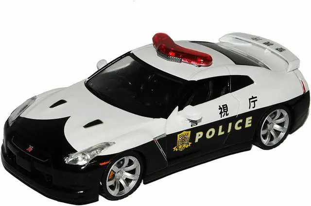 Alt view image 2 of 3 - 2015 Nissan GT-R (R35) Police Car 1/43 Diecast Model Car by Greenlight