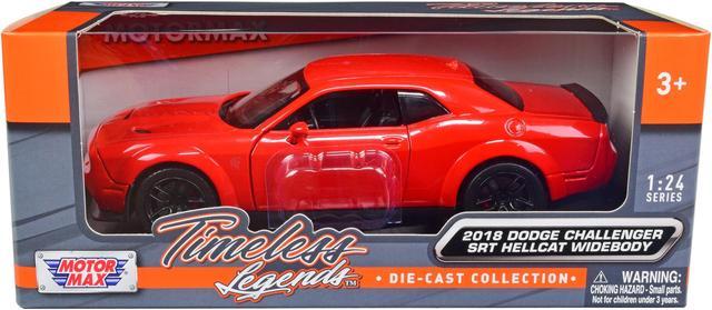 Motormax 2018 Dodge Challenger SRT Hellcat Widebody Red 1/24