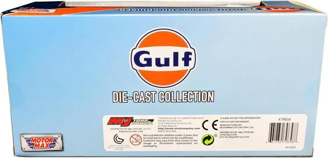 Alt view image 3 of 5 - Toyota FJ40 Land Cruiser #8 "Gulf Oil"  White Limited Edition to 2,400 pieces Worldwide 1/24 Diecast Car by Motormax