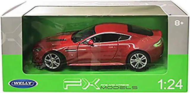Alt view image 3 of 3 - 2010 Aston Martin V12 Vantage Red 1/24 Diecast Model Car by Welly