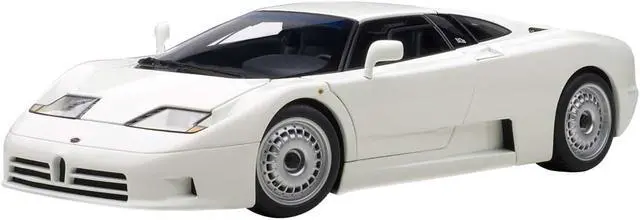 Main image of Bugatti EB110 GT White 1/18 Diecast Model Car by Autoart